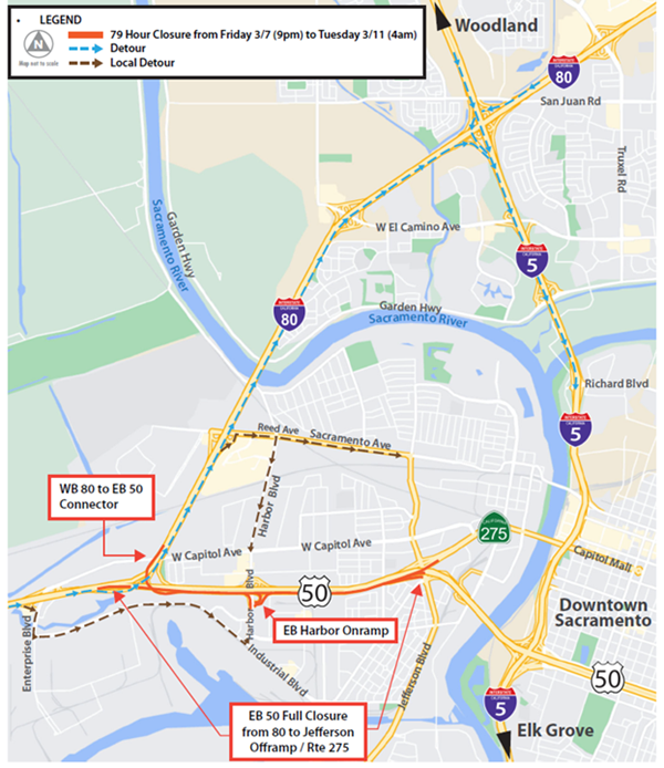 Caltrans Closure March 2025