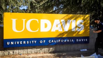 University Landmark Sign