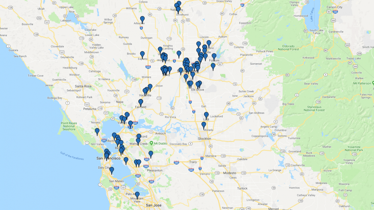 Zimride map marking available rides for any Aggie community member intersted in sharing a ride on their commute to/from campus. Zimride Commute Mapping
