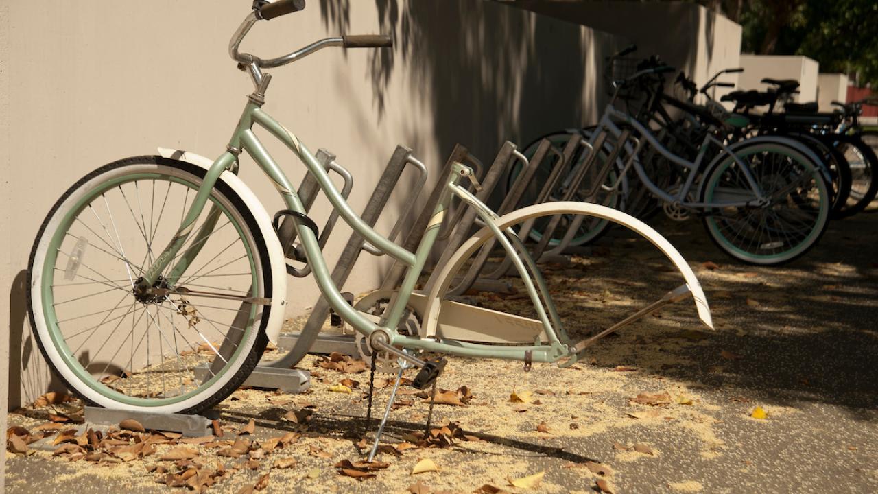 bicycle missing wheel
